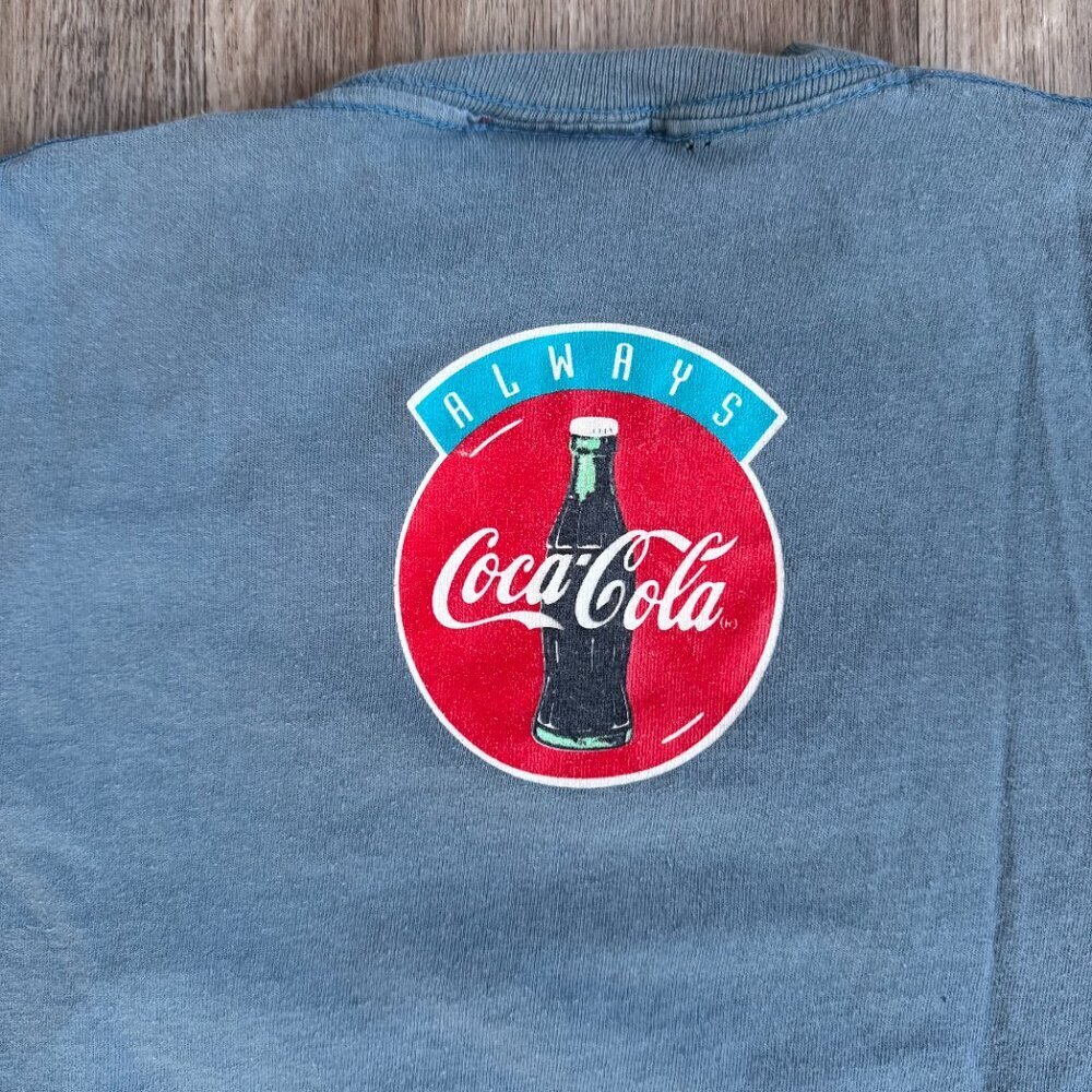 Vintage 1994 Coca-Cola Polar Bear T-Shirt - size womens small kids xl - Picture 5 of 5